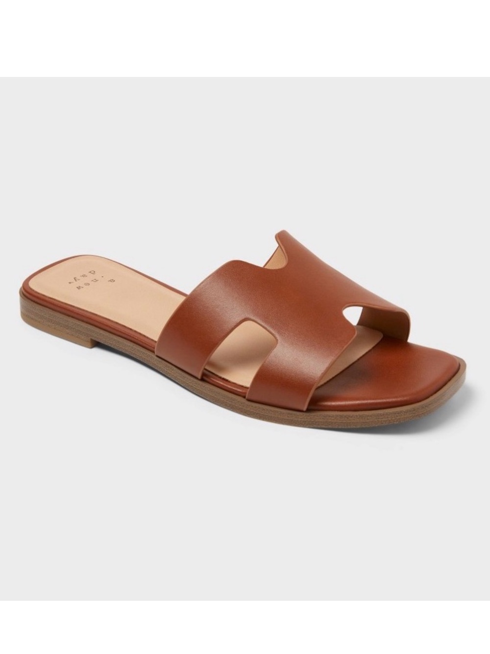 Classic Women's Slide Sandal in Cognac Brown